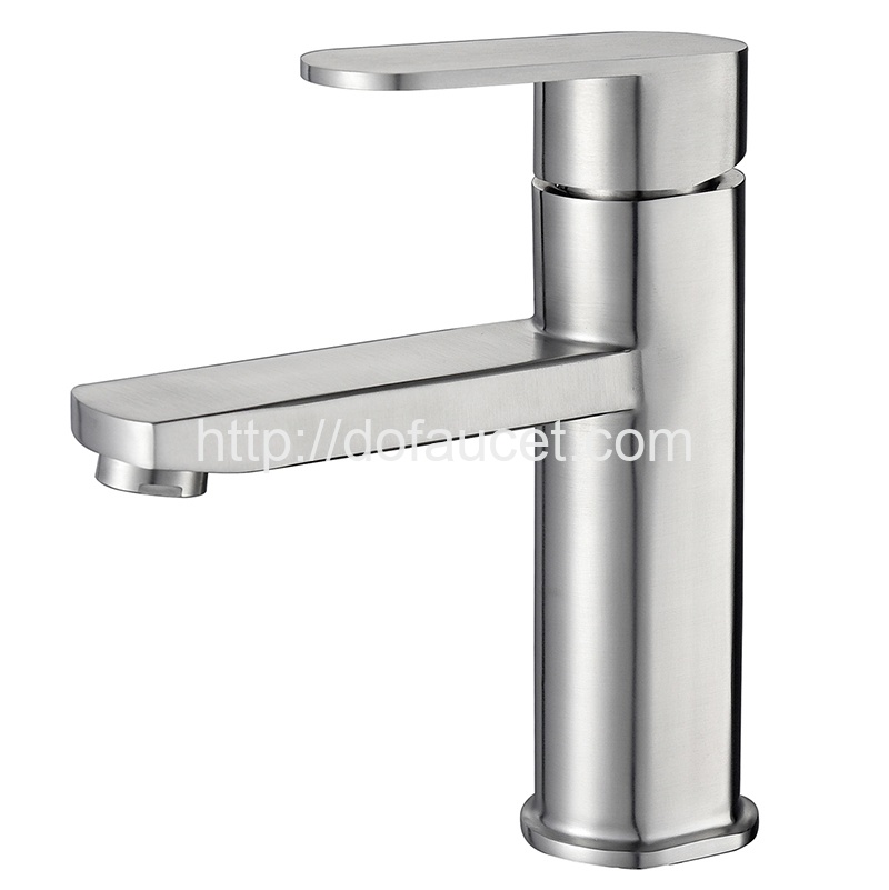 Brushed Finish Basin Faucet