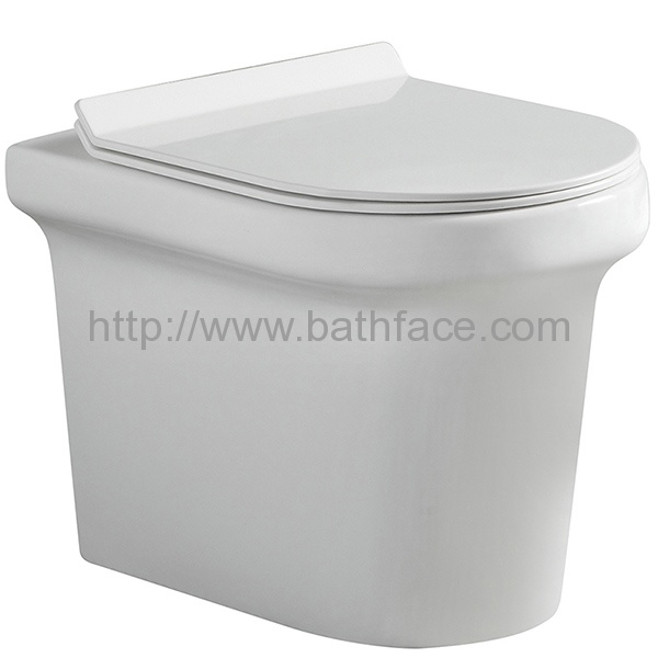 Floor Stand Dual Flush Wash Down Ceramic Toilet