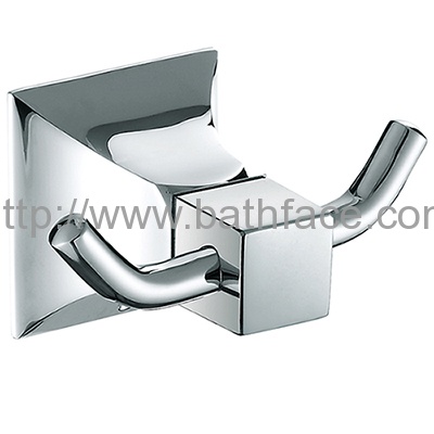 Brass Bathroom Double Robe Hook