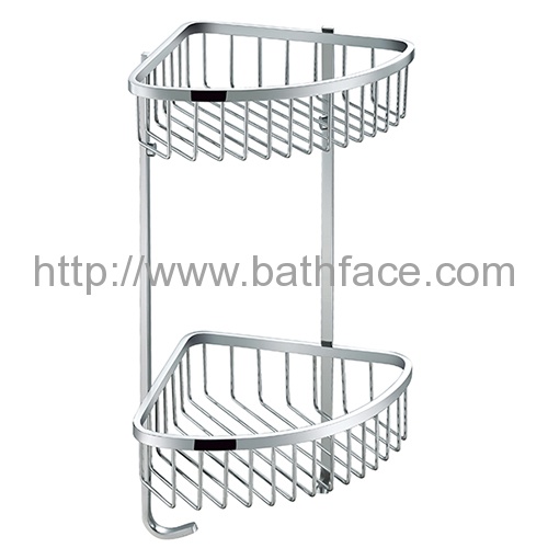 SUS304 Stainless Steel Shower Basket With Hook