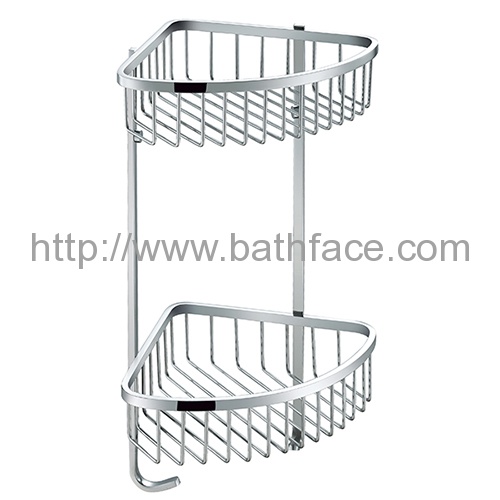 SUS304 Stainless Steel Shower Basket With Hook