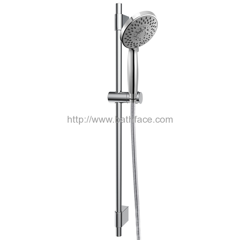 Adjustable Slide Rail Five Function Hand Shower