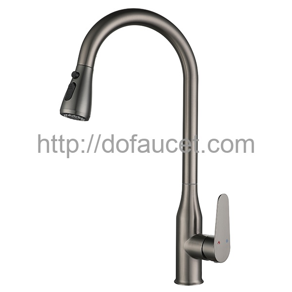 Gun Gray Kitchen Faucet