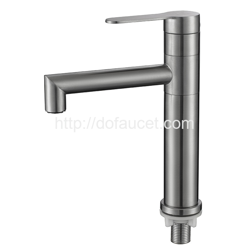 Single Cold Swivel Spout Basin Tap