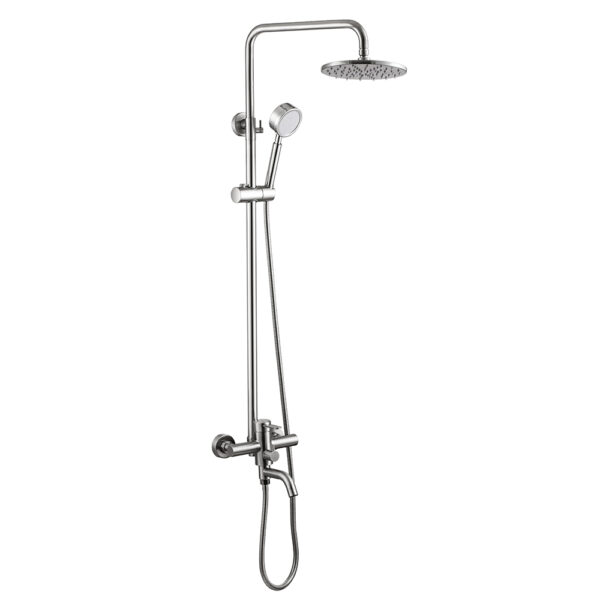Brushed Finish Shower Riser
