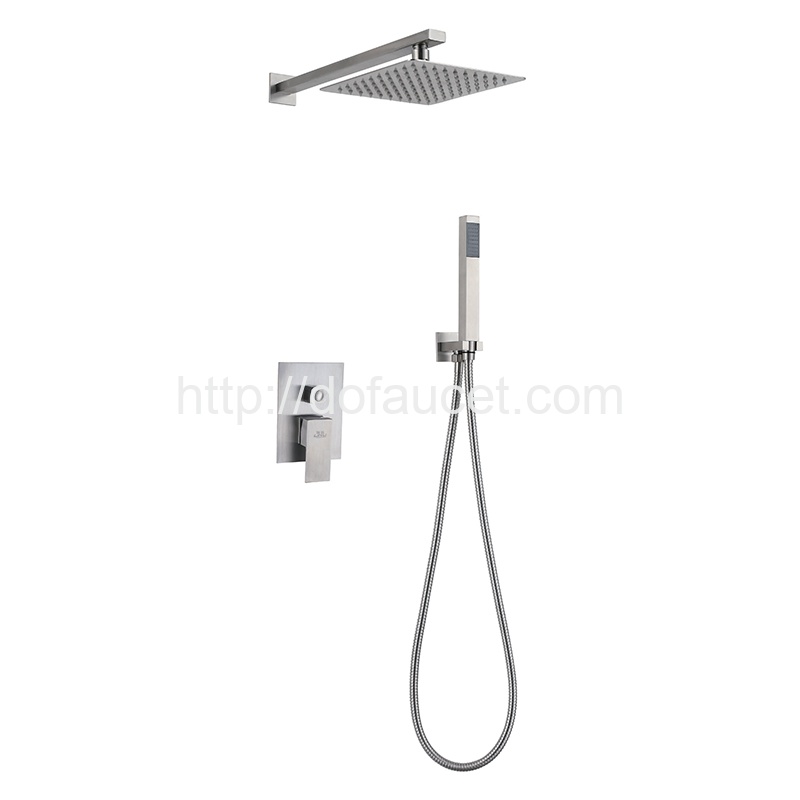 In Wall Square Shower Faucet