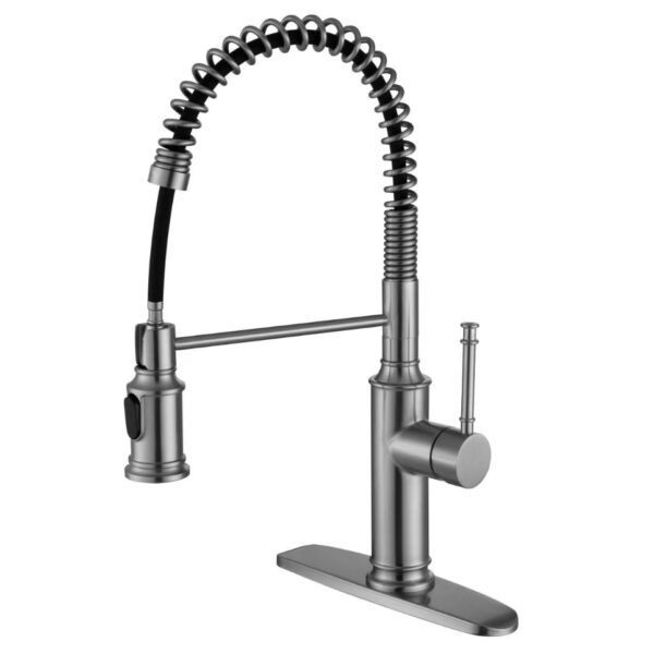 SUS304 Brushed Kitchen Sink Faucet