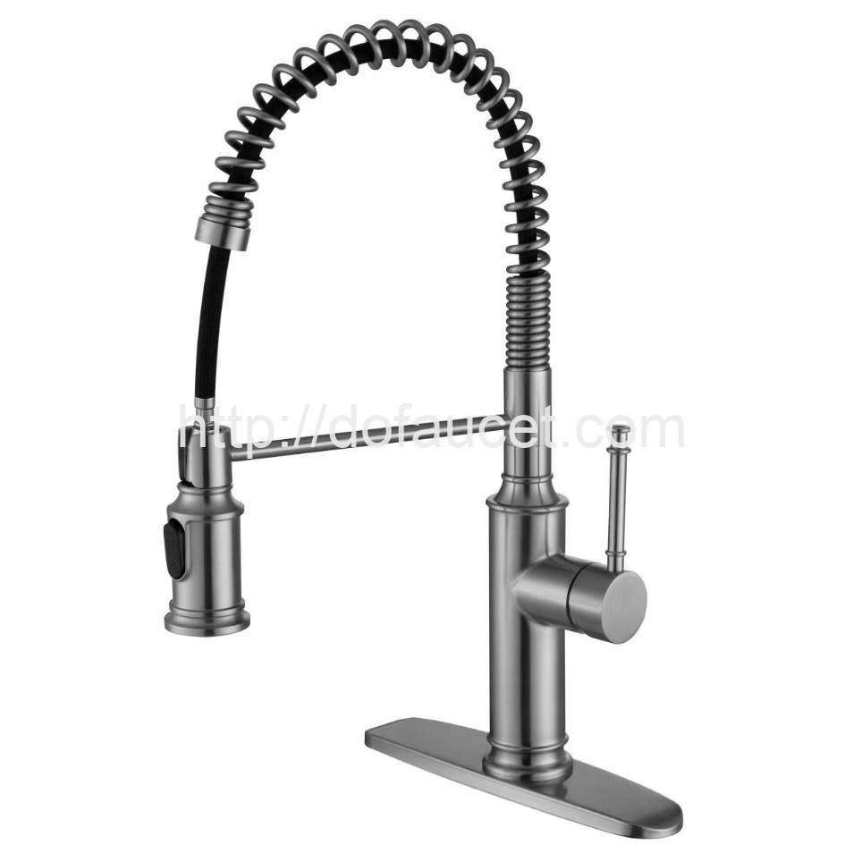 SUS304 Brushed Kitchen Sink Faucet